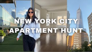 NYC Apartment Hunting  Touring 8 apartments w prices [upl. by Anahpets]