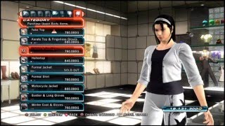 Tekken Tag Tournament 2 a look at Juns purchasable clothing [upl. by Aisela]