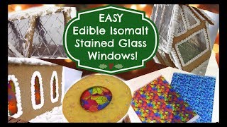 EASY Edible Isomalt Stained Glass Windows [upl. by Rosel]