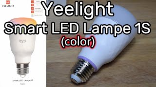 Yeelight Smart Led Bulb Paired With Yeelight App  Xiaomi Mi Yeelight Led Smart Light Bulb Setup [upl. by Akirdna]