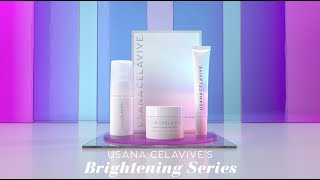 Get Ready to Get Even – Celavive Brightening  USANA Video [upl. by Aneerak]