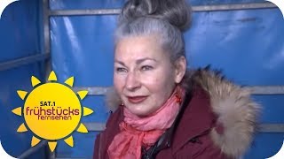 Schick trotz Obdachlosigkeit BeautyRoutine auf der Straße  SAT1 Frühstücksfernsehen  TV [upl. by Aretahs578]