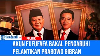 Akun Fufufafa Bakal Pengaruhi Pelantikan Prabowo Gibran [upl. by Jonie495]