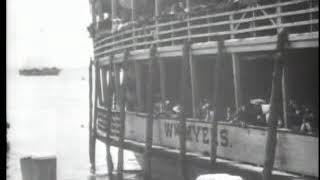 Immigrants Landing at Ellis Island 1903 [upl. by Macnamara]