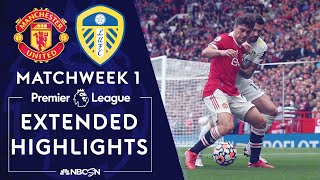 Manchester United v Leeds United  PREMIER LEAGUE HIGHLIGHTS  8142021  NBC Sports [upl. by Hnacogn]