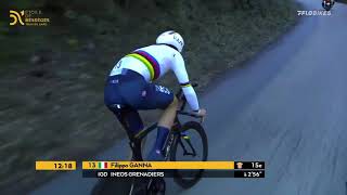 Filippo Ganna Smashes Uphill Time Trial [upl. by Kemp]