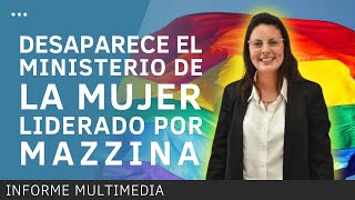 Las últimas palabras de Mazzinatras el cierre del Ministerio de Mujeres [upl. by Ailyn]