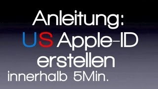 Anleitung Amerikanische US Apple ID erstellen mit oder ohne Kreditkarte 2013 iOS7 iTunes Radio [upl. by Jairia95]