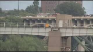 Minneapolis 35W Bridge Collapse Raw Video [upl. by Ralleigh]