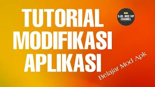 Cara Rubah Nama Aplikasi Belajar Modifikasi APK [upl. by Trevethick]