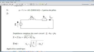 exercice machine synchrone partie 4 [upl. by Eiliab]