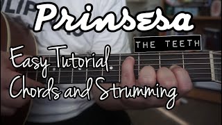 PRINSESA Guitar TutorialTHE TEETH [upl. by Alletse56]