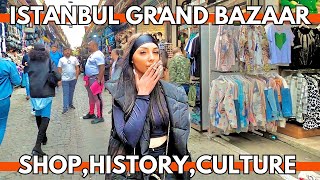 Grand Bazaar Istanbul A Complete Guide to Shopping History and Culture  4 MAY 20234K UHD 60FPS [upl. by Mcbride]