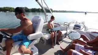 Godfrey Pontoon Boats Performance Video [upl. by Anez]