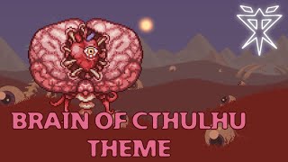 Terraria Vanilla Bosses Music  quotBloodyPsychotic Mindquot  Theme of the Brain of Cthulhu [upl. by Tocci]