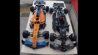 Lego Technic Formula 1 42141 vs 42171 in 4K [upl. by Stew]