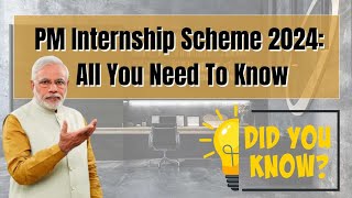 PM Internship Scheme rolled out on pilot basis aims to provide 1 crore internships over five years [upl. by Hadleigh]