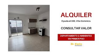 Hermoso Departamento en Alquiler en la localidad de Villa Domínico [upl. by Ahsemik]