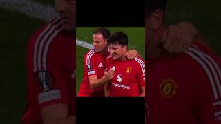 Maguire last minute goal vs Porto saves Ten Hag job football maguire europaleague [upl. by Arfihs]