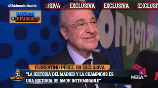 🚨 ¡Entrevista EXCLUSIVA a FLORENTINO PÉREZ en EL CHIRINGUITO [upl. by Buttaro]