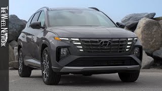 2022 Hyundai Tucson N Line  Titan Gray  Driving Interior Exterior US Spec [upl. by Tenahs]