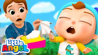 Sneeze Song  Little Angel Kids Songs amp Nursery Rhymes [upl. by Hanzelin]