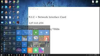 How to check NIC card working or Not In Telugu [upl. by Konstanze]