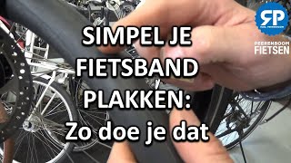 SIMPEL JE FIETSBAND PLAKKEN Zo doe je dat [upl. by Tteragram]