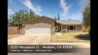 3225 Ct Woodstock  Modesto CA [upl. by Anerol864]