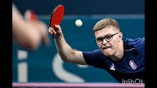 Félix Lebrun en demi finale tennis de table ping pong des JO Paris 2024 [upl. by Lukin]