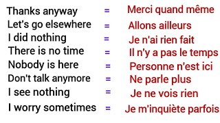 100 Phrases Simples En Anglais Composés De Any Some Every No [upl. by Ylrahc]