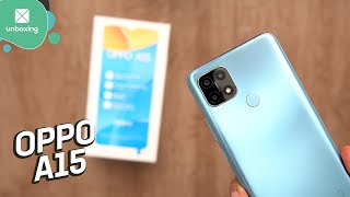 Oppo A15  Unboxing en español [upl. by Introc]