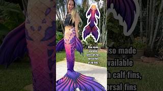 Unboxing Finfolk’s “All Hallows Eve” mermaid tail 💜 mermaidtail h2o finfolkproductions mermaid [upl. by Quackenbush890]