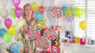 How To Make A Colorful CANDY BUFFET [upl. by Sedberry]