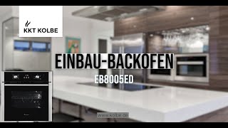 EinbauBackofen EB8005ED  KKT KOLBE [upl. by Zeb]