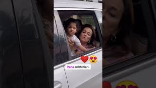 Raha Kapoor day out with nani soni razdan❤️ rahakapoortaimuralikhanaliabhattranbirkapoorshorts [upl. by Salis]