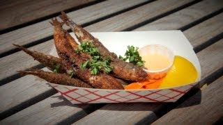 Anchovies You Eat Like French Fries  NY CHOW Report [upl. by Norrehs]