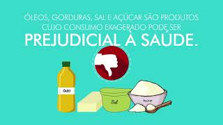 Alimentos processados e óleo gordura sal e açúcar [upl. by Romy]