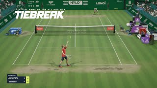 TIEBREAK  Roger Federer Vs Daniil Medvedev I Halle Open I Expert Difficulty PS5 [upl. by Ellehcear]