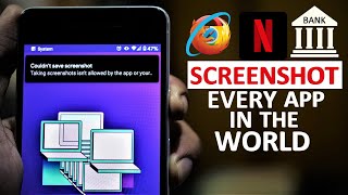 How to Take ScreenshotsRecord any RESTRICTED App 100000 WORKING [upl. by Naillij510]