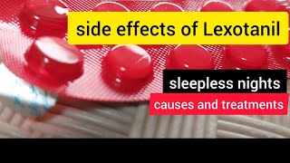 LEXOTANIL side effects shorts  sleepless nights  UrduHindi Dr Huma Kashif Shaikhain [upl. by Rapsac]