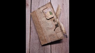 Handmade Grungy Style Writers Junk Journal SOLD [upl. by Alves]