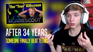 ZEPH REACT aGameScout  After 34 Years Someone Finally Beat Tetris [upl. by Avihs231]