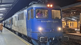 Trenuri de noapte in gara Oradea 13 10 2024 Oradea Trainspotting Official [upl. by Rramel]