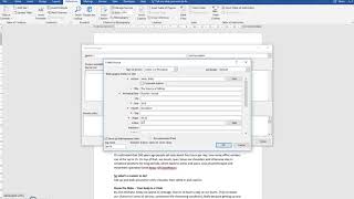 Add APA Referencing to a Microsoft Word Document [upl. by Lanoil]