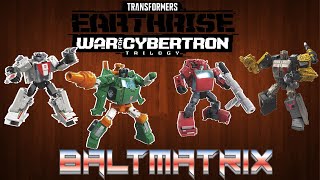 TRANSFORM TF Earthrise Deluxe Wheeljack Hoist Cliffjumper amp Ironworks [upl. by Nhepets]