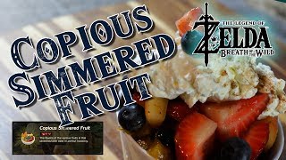 Copious Simmered Fruit  Cooking from The Legend of Zelda Breath of the wild recipes  Gamer Food [upl. by Franciscka]