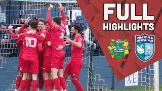 DERBY DAY DOMINATION Chertsey Town vs WampH  Full Highlights [upl. by Oriane]