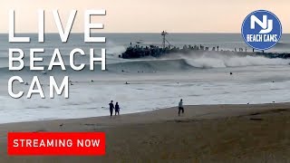 Live Beach Cam Manasquan Inlet New Jersey [upl. by Nawj]