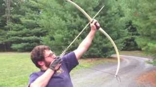 JWB Bows Instruction Jonas Hickory Self Bow [upl. by Aloibaf53]